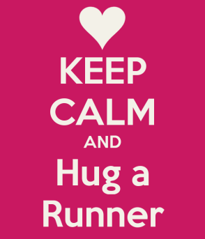 keep calm hug runner